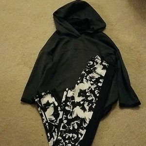 Zella Girl leggings and hooded top